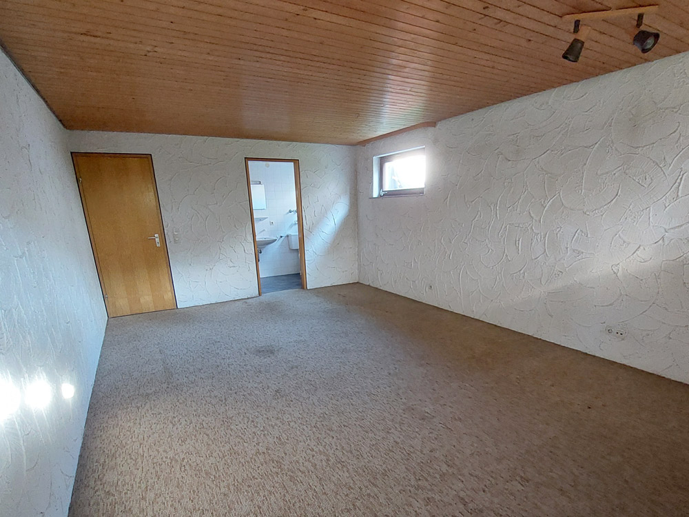 Hobbyraum mit Tageslichtbad im Untergeschoss